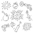 Set of Explosives and Weapon
