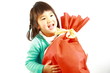 Little girl with a gift