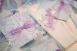 Handmade wedding invitations
