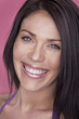 Photo: Woman with beautiful smile and blue eyes Woman with beautiful smile and blue eyes