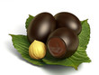 Ovetti di cioccolata ripieni alla nocciola