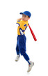 ����: Young child swinging a baseball bat � Leah-Anne Thompson #30028234