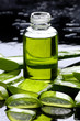aloe with lotion- Spa still life