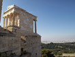 Athena Nike temple , and Athens cityscape. Room for type