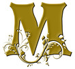 Gold letter