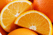 Frische Orangen, formatfüllend,