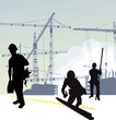 OUVRIERS SUR CHANTIER