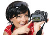Cute photographer