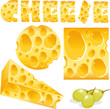 Cheese and grapes