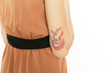Frau mit Tattoo