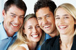 Successful business team smiling together Successful business team smiling together