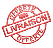 Livraison Offerte (rouge)