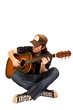 seated guitarist seated guitarist