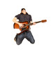 passionate guitarist jumps passionate guitarist jumps
