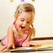 cute child reading