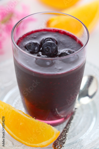 Photo: smoothie with blueberries, cranberries and orange juice smoothie with blueberries, cranberries and orange juice
