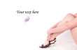 jambes de femme - texte