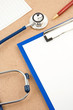 medical stethoscope with form blank medical stethoscope with form blank