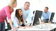 Video: Office workers in business training Office workers in business training