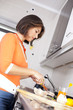 Woman preparing her healthy breakfast