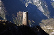Ancient tower in the mountains,Sichuan,China