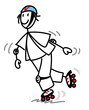 Jeune en rollers Jeune en rollers