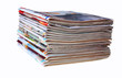 pile of magazines