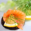 Canape mit Lachs