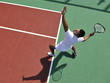 young man play tennis outdoor young man play tennis outdoor