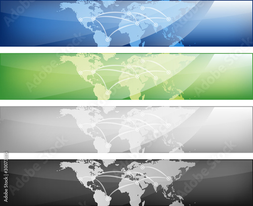 Vektor: Business map Business map
