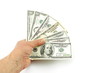 Photo: Dollars in a hand Dollars in a hand