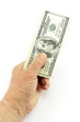 Photo: Dollars in a hand Dollars in a hand