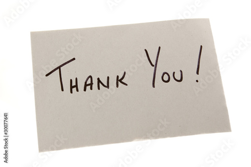 Photo: Thank You Note Thank You Note