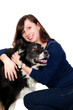 Woman and Border Collie
