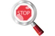 Stop sign loupe