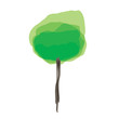 Abstract background with tree green. Vector illustration