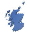 Karte von Schottland