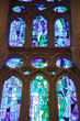 Vidrieras en la Sagrada Familia de Barcelona