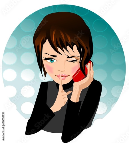 Vector: rozmowa telefoniczna. rozmowa telefoniczna.