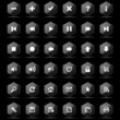 Honeycomb buttons set Honeycomb buttons set