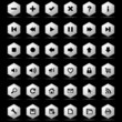 Honeycomb buttons Honeycomb buttons