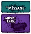 Modern sketchy style musical poster