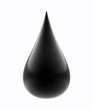 Black drop of oil