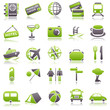 Travel Green Icons