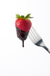 Fragola con cioccolato