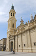 View of Pilar's cathedral in Zaragoza, Spain