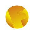 lettre F alphabet bouton icône lettrine typo mot lettre F alphabet bouton icône lettrine typo mot