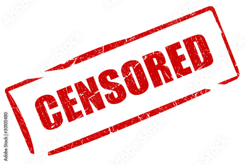 Illustration: Censored stamp Censored stamp