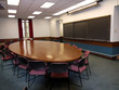 university seminar room with oval table university seminar room with oval table