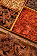 A composition with different spice